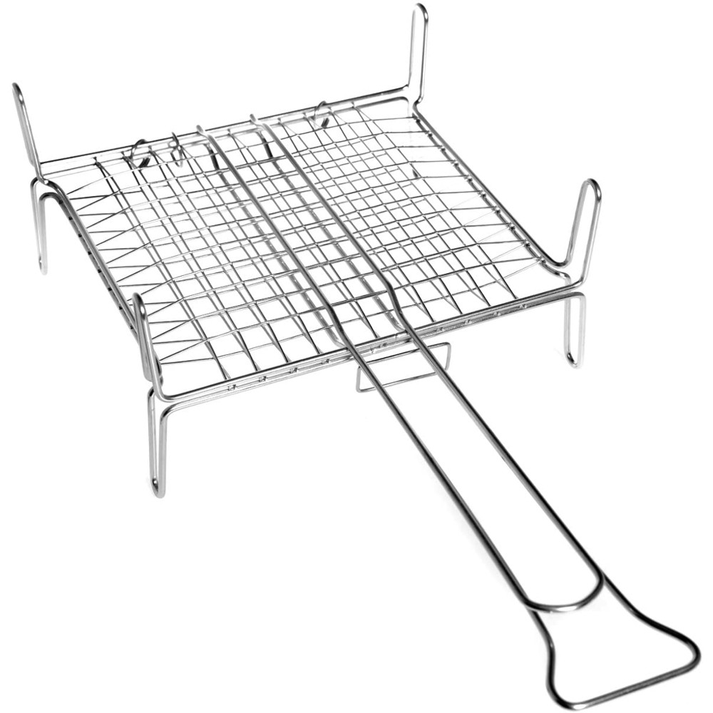 Graticola doppia chiusa cromata filtex - 30x40cm.